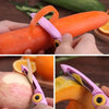 Multifunctional 2in1 Stainless Steel Portable Multicolored Cartoon Bird Mini Folding Fruit Knife Peeler