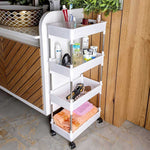 Smart Cart Trolly Shelf Rack Organizer 4 Layer