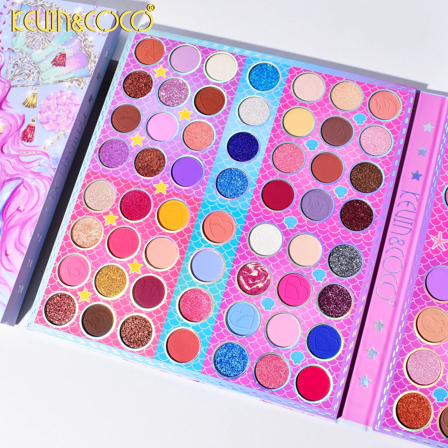 Kevin & Coco 86-Color Mermaid Teasure Eyeshadow Palette KC894431