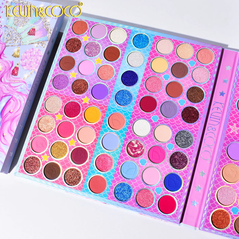 Kevin & Coco 86-Color Mermaid Teasure Eyeshadow Palette KC894431