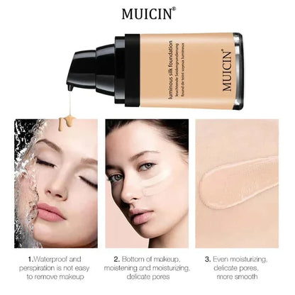 Muicin Silky Smooth Luminous Silk Foundation
