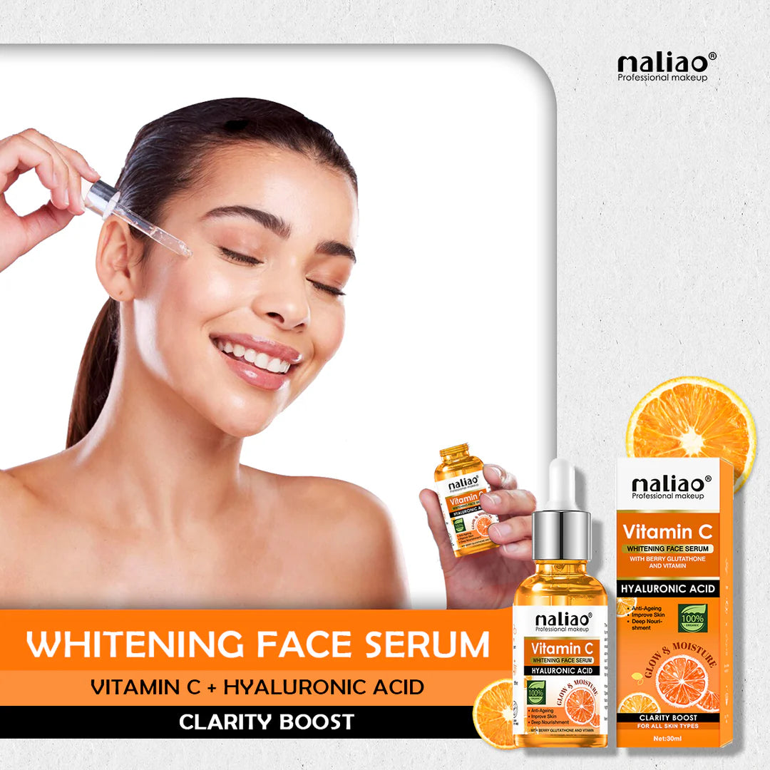 Maliao Vitamin C Whitening Face Serum With Berry Glutathione & Hyaluronic Acid