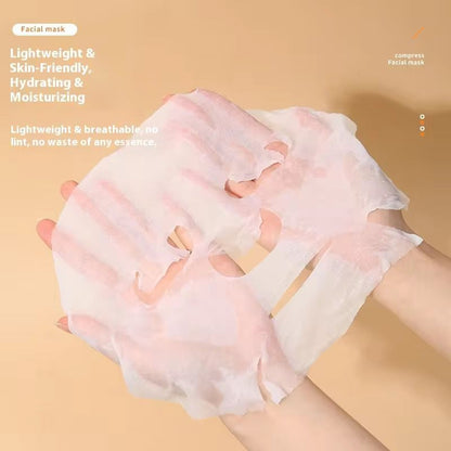 Ultra-Thin 100g Silk Facial Mask Disposable Dry Wet Hydrating Compressed Buckled Beauty Personal Care Face Mask Set Of 100pcs