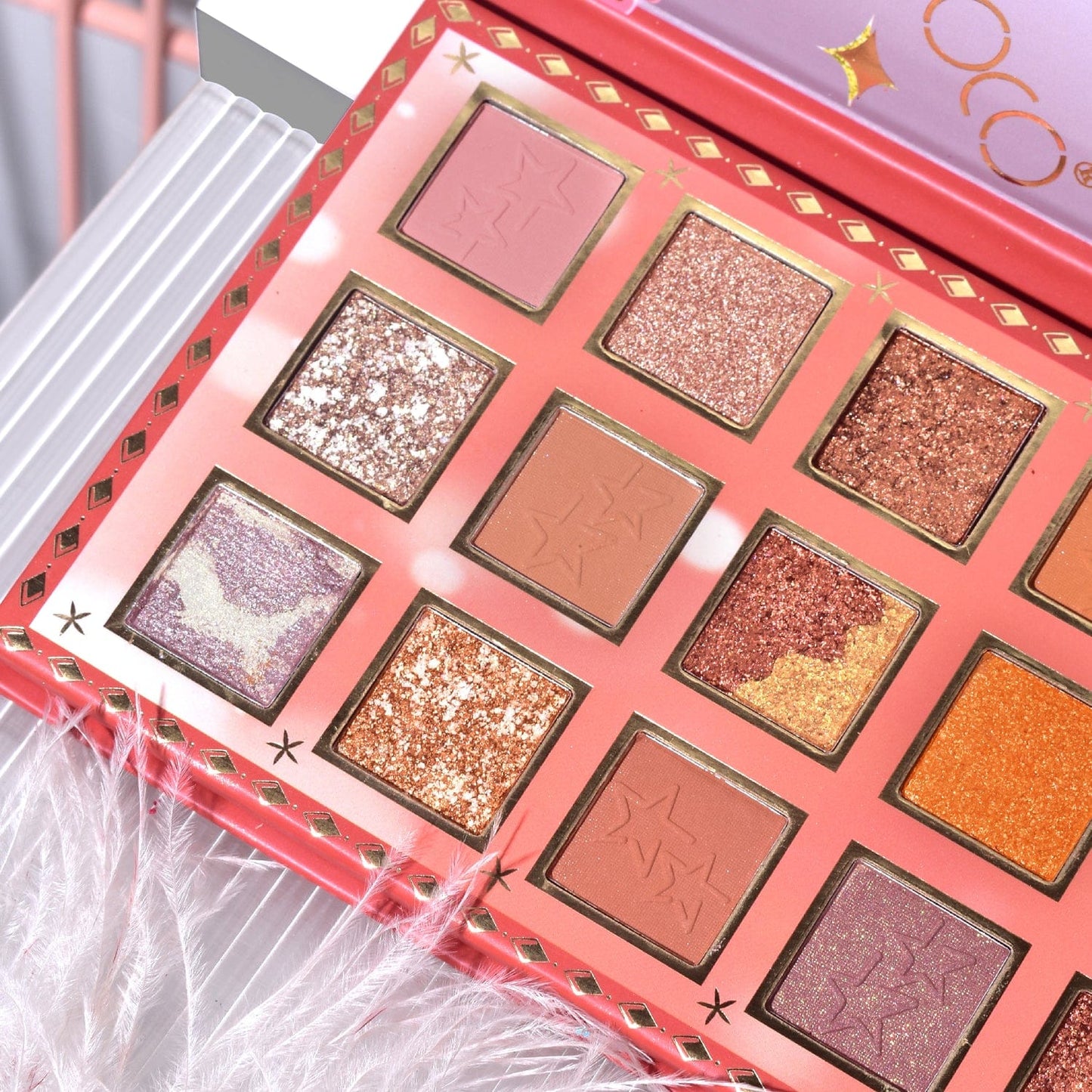 KEVIN & COCO 18-Color Cherry Girl Eyeshadow Palette