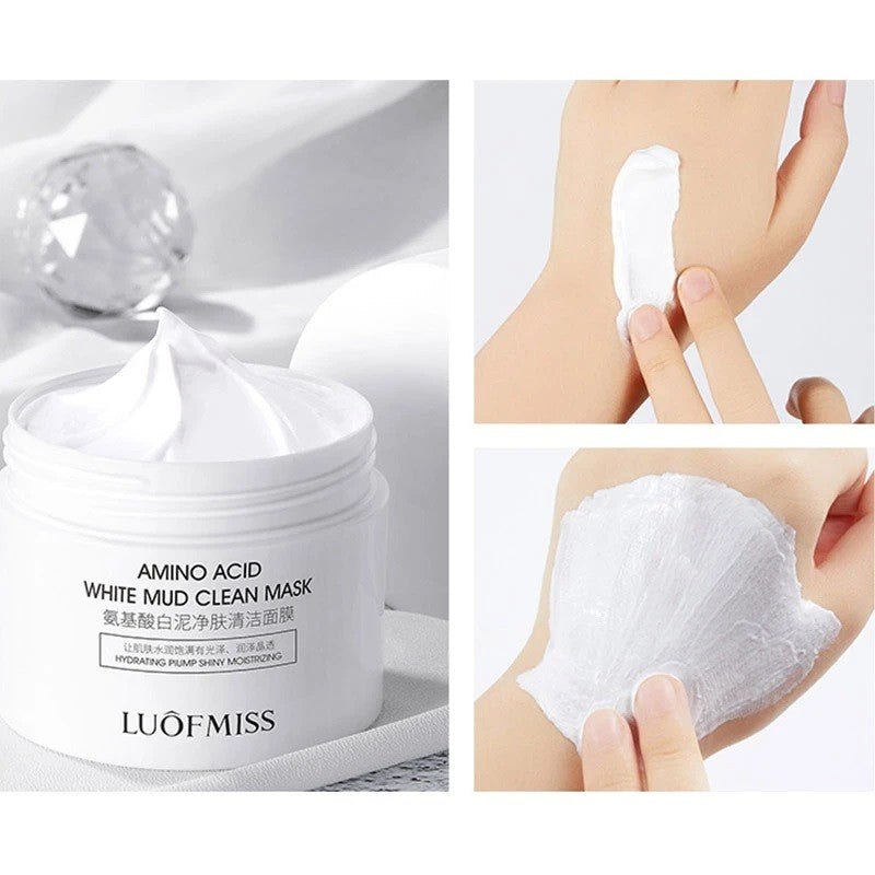 LUOFMISS Amino Acid White Mud Clean Mask