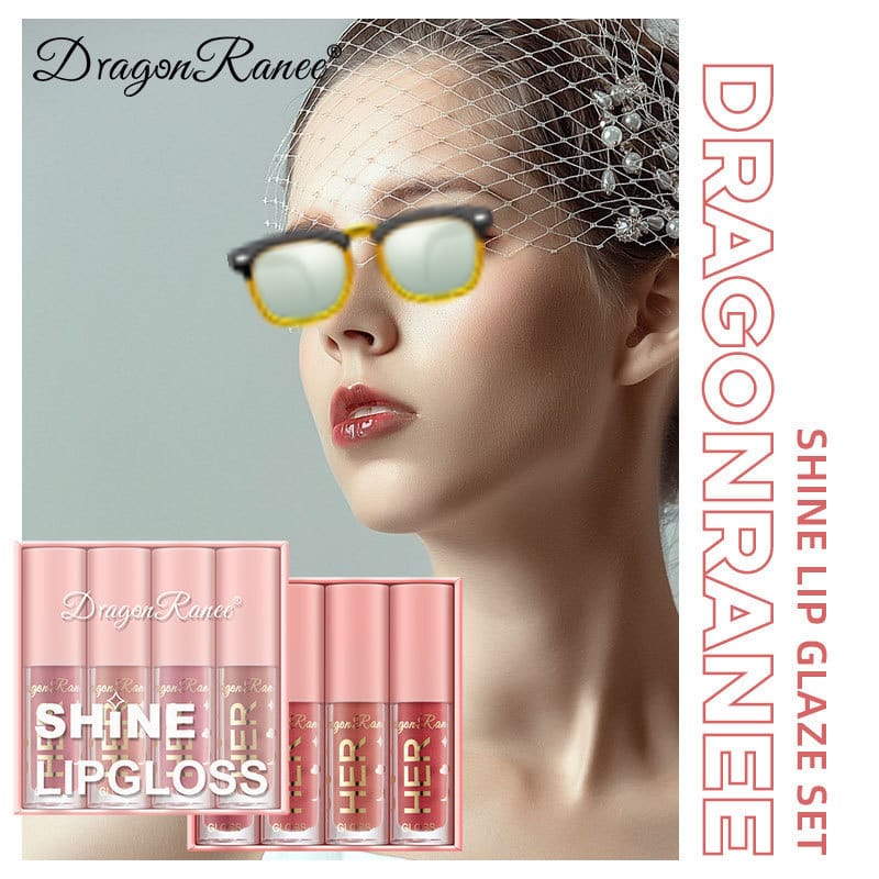 Dragon Ranee 4 Pcs Shine Lipgloss Set