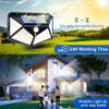 100 LED Solar Motion Charging Induction Light Source Motion Sensor Wall Lamp Solar Wall Light