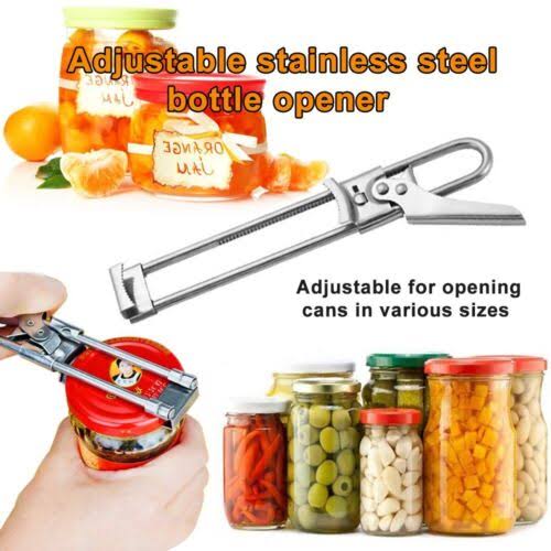 Multifunctional Stainless Steel Bottler Opener Can Lid Opener Bottle Opener Jar Opener