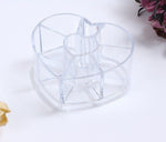 HEART SHAPE COSMETIC ORGANIZER LIPGLOSS BRUSH HOLDER