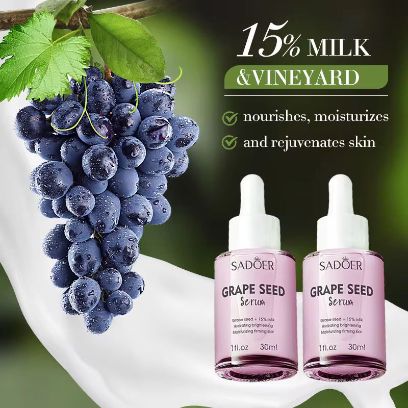 Sadoer Grape Seed Milk Whitening Anti Wrinkle Serum 30ml