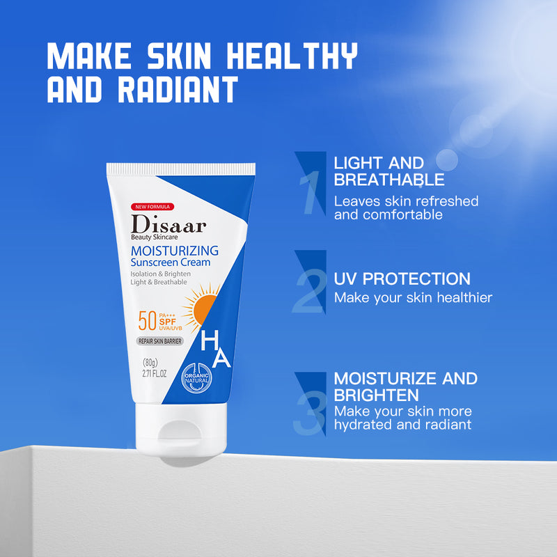 Disaar HA Moisturizing Sunscreen Cream SPF50 80g