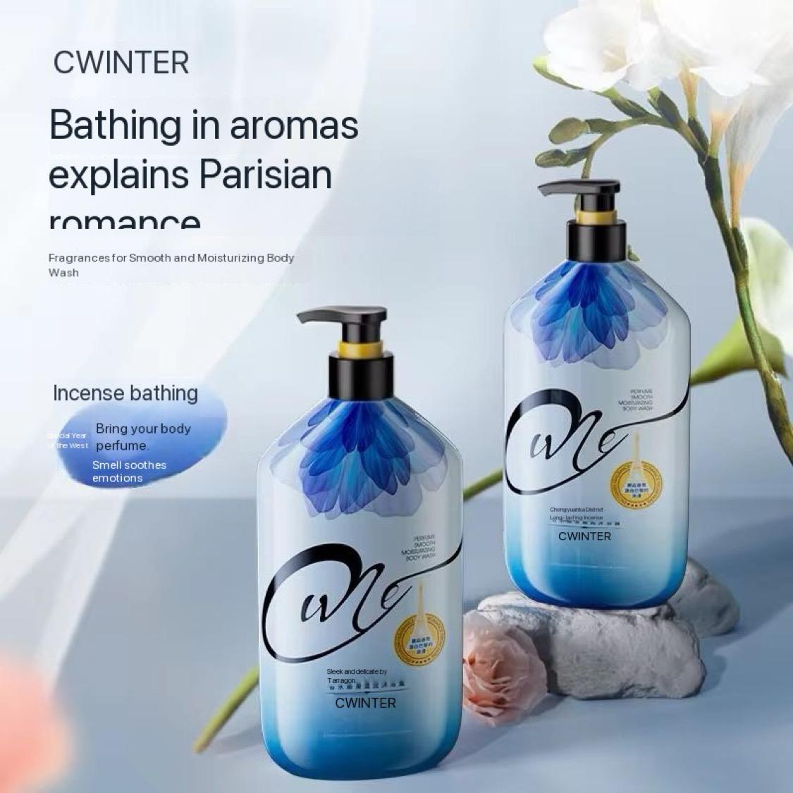 CWINTER Natural Fragrance Refreshing Organic Vitamin C Whitening Bath Gel Nourishing Skin Hydrating Body Wash