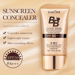 Sadoer Gold Snail Concealer Isolation BB Cream Long Lasting Sunscreen