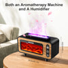 Aroma LED RGB 3D Fire Flame Latten Diffuser Air Humidifier Aromatherapy Machine