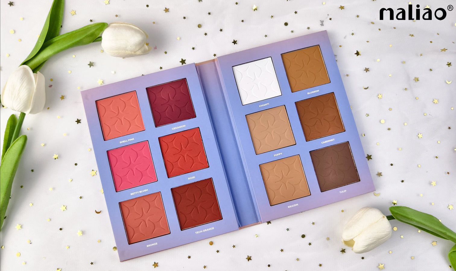 Maliao Touch Blush Palette Long Wear Fade Proof Formula