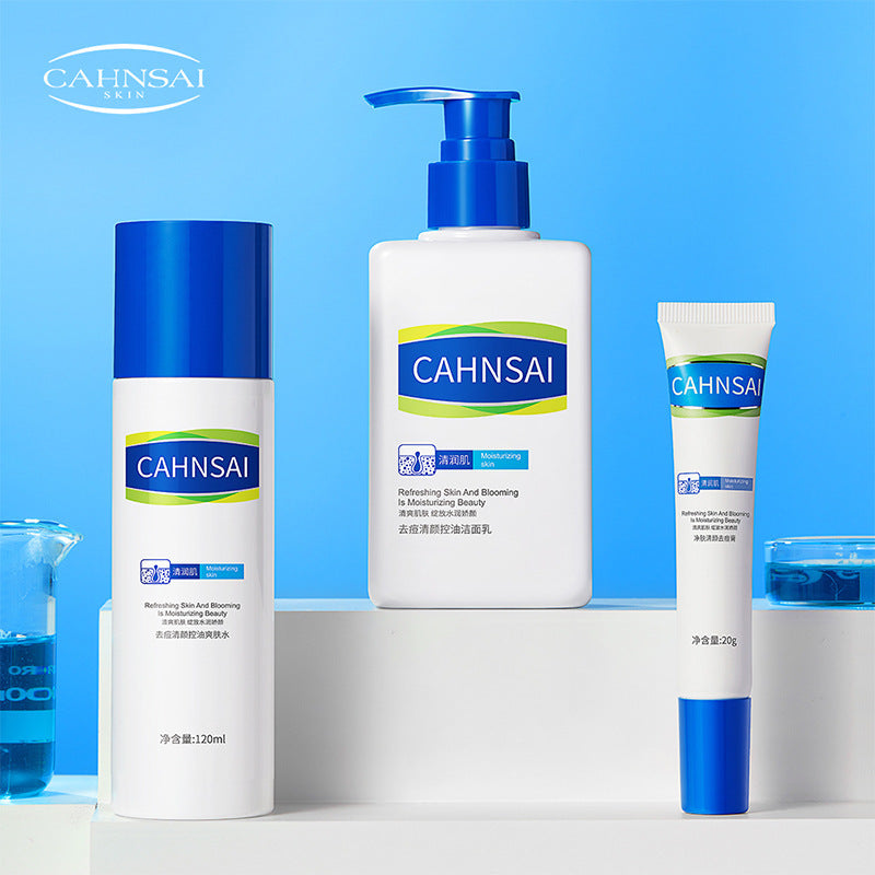 Cahnsai Skin Care Kit Toner Moisturizer And Eye Cream