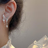 Fashion Jewellery Metal Butterfly Earring Silver
