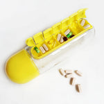 Combine Daily Pill Box Organizer With Water Bottle