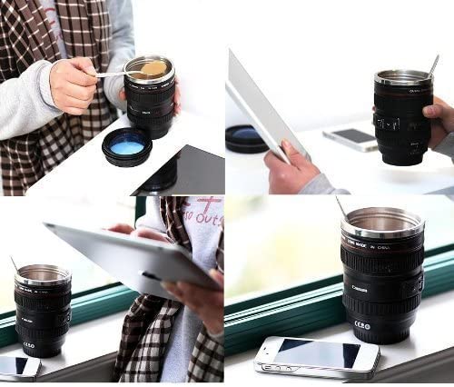 Camera Lens Shape Mug