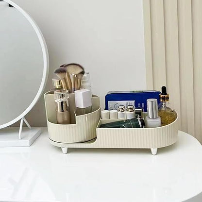 360 Rotating Makeup Cosmetic Organizer Brush Holder For Vanity