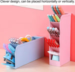 Multifunction Pen Organizer Storage Holder For Office School Home Cosmetics