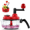 Hand Crank Food Processor Chopper For Vegetables