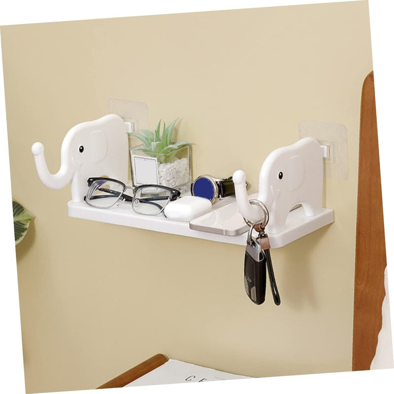 Wall Mounted Elephant Shape Bathroom Rack Wall Shelf