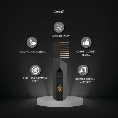 2 in 1 Hair Comb Incense Burner &amp; Home Diffuser Rechargeable