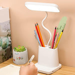 LED Desk Lamp Study Lamp With Pen Holder and Phone Holder