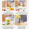 Multifunction Manual Hand Squeezer 4in1 Juicer With Grater Acrylic