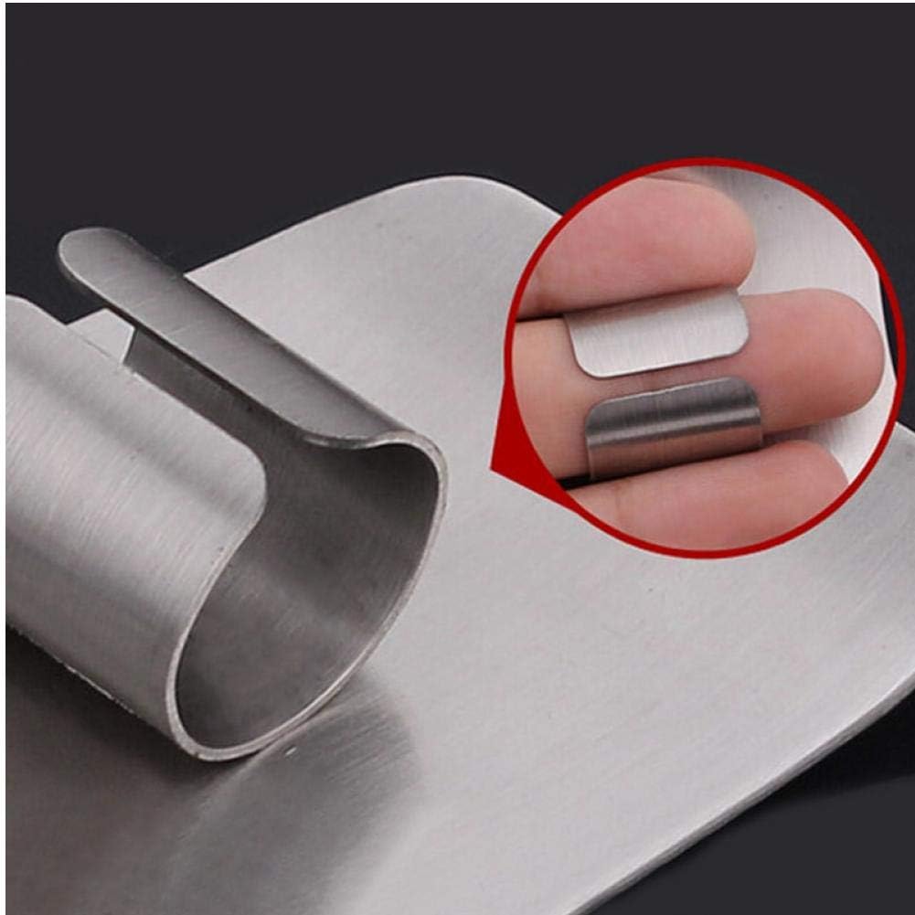 Stainless Steel Adjustable Finger Hand Guard For Knife Cutting Protection