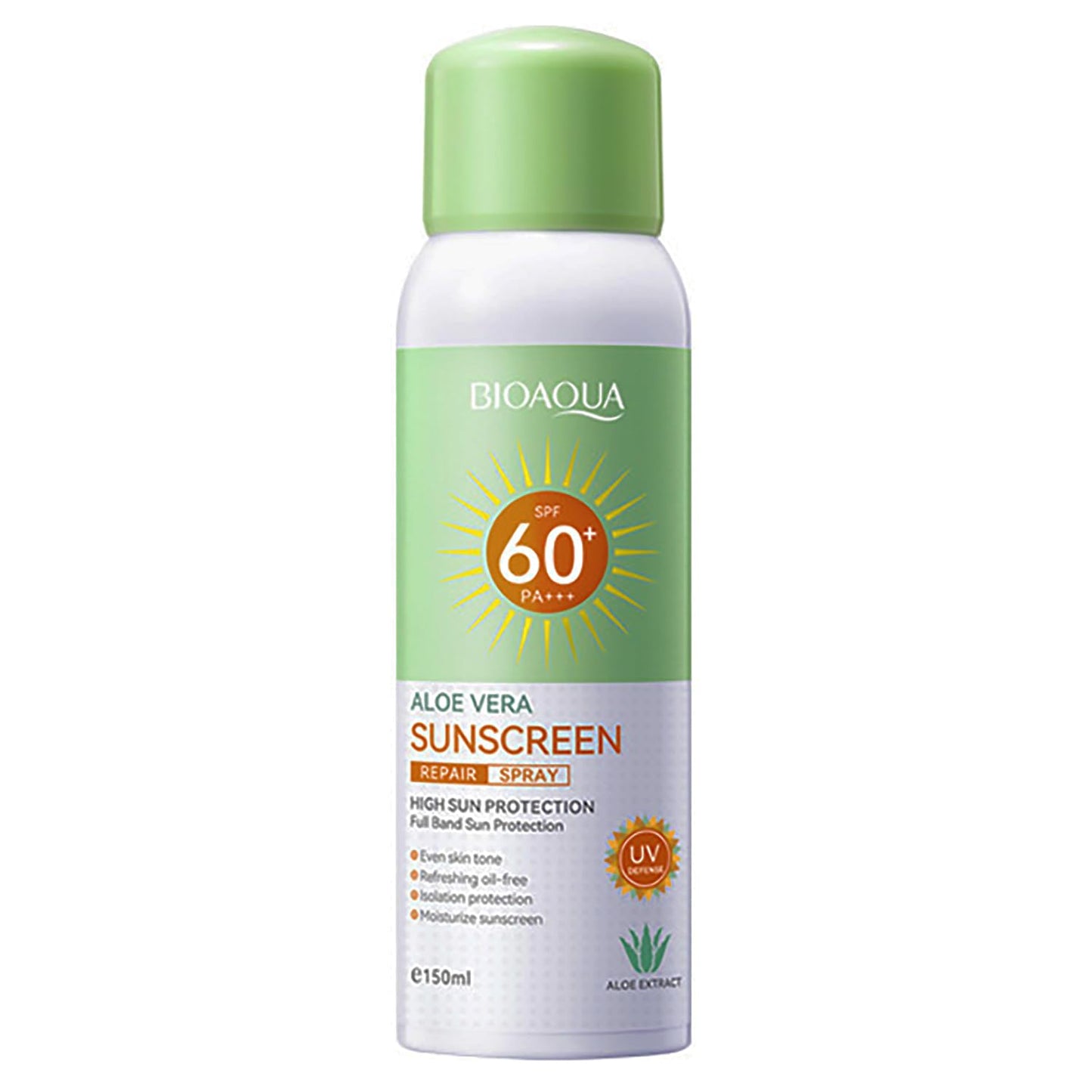 Bioaqua SPF60+ Aloe Sunscreen Waterproof Spray 150ml