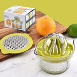 Multifunction Manual Hand Squeezer 4in1 Juicer With Grater Acrylic