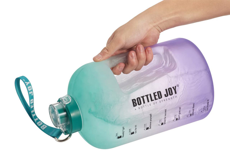 Multicolor Water Gallon Water Bottle Shaker With Handle 2.2 Liter