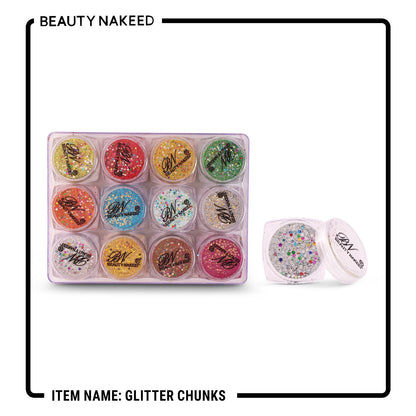BN Beauty Nakeed Glitter 12Pcs Set