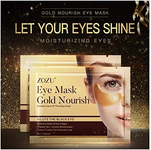 Zozu Eye Mask Gold Nourish Dilute The Black Eye Pack Of 3