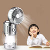 6in1 USB Rechargeable Portable Solar Energy Saving Power Bank Camping Lantern Cooler Fan Flashlight