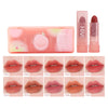 HiVi Peach Soft Light Matte Lipstick 10Pcs Set