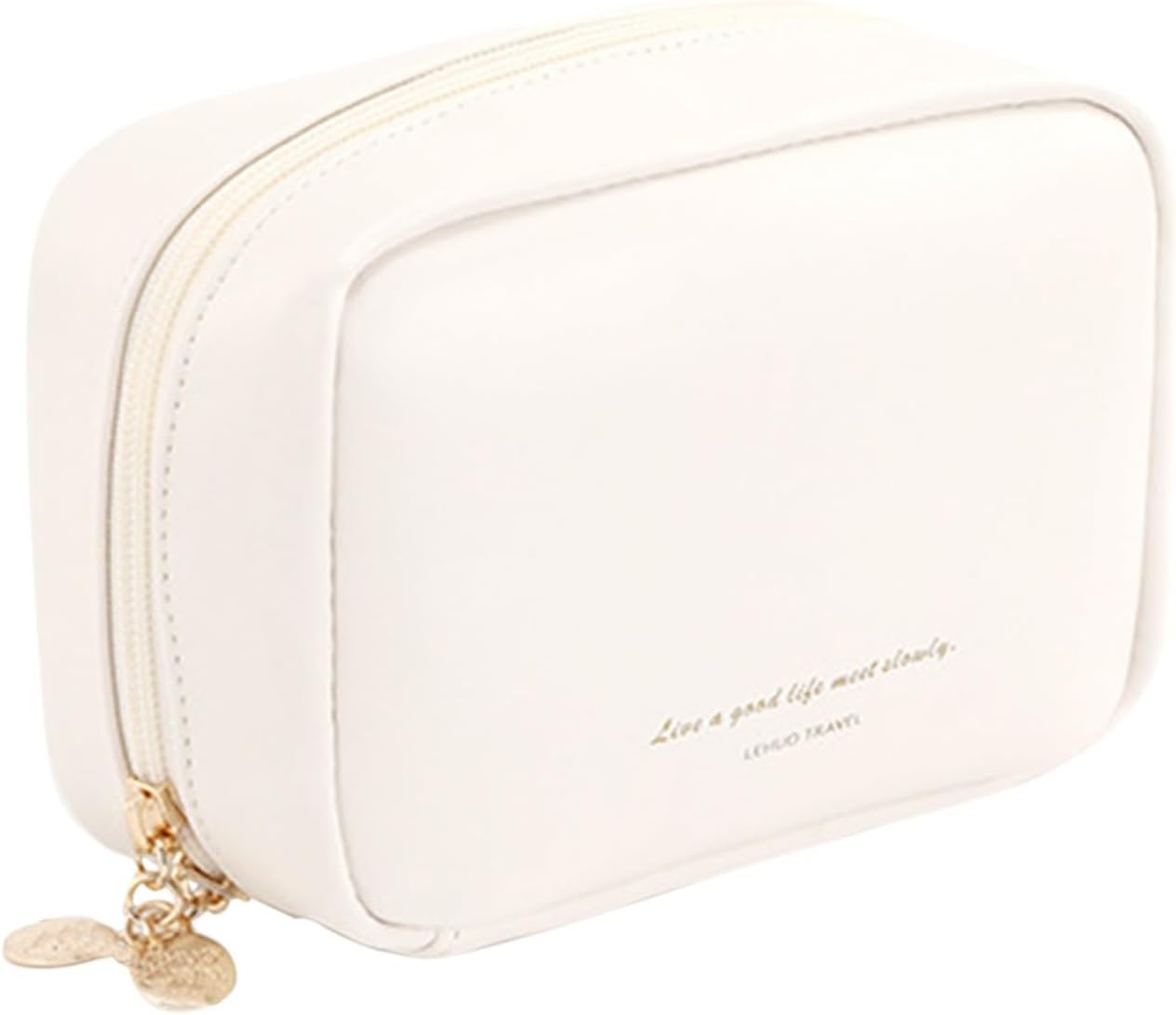 Travel Friendly Soft Touch Portable Cosmetics And Vanity Pouch