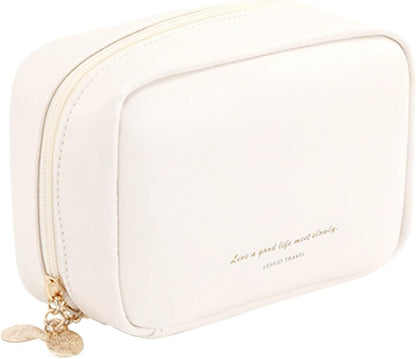 Travel Friendly Soft Touch Portable Cosmetics And Vanity Pouch