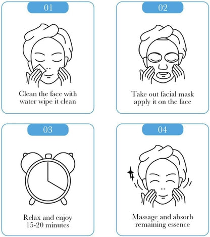 Bioaqua 3 Step Nicotinamide Whitening Facial Mask
