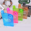 Transparent Plastic Notebook Style Water Bottle