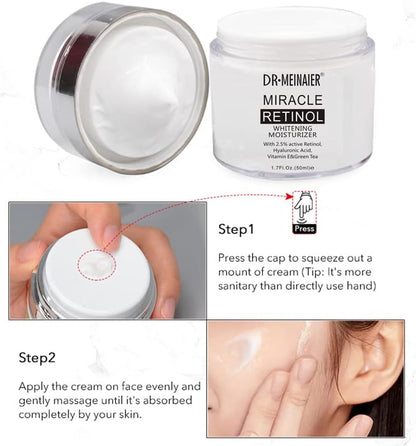 Dr Meinaier Miracle Retinol Cream Whitening Moisturizer