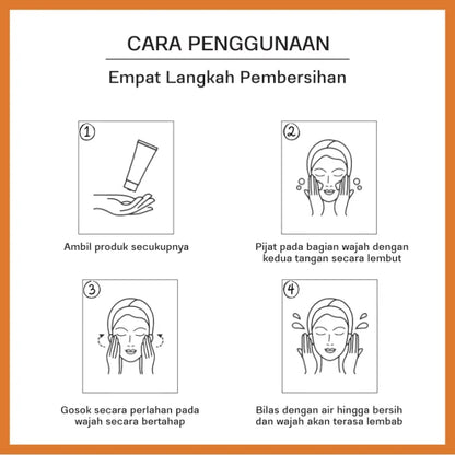 KORMESIC Papaya Exfoliating Scrub Cleanser 100g