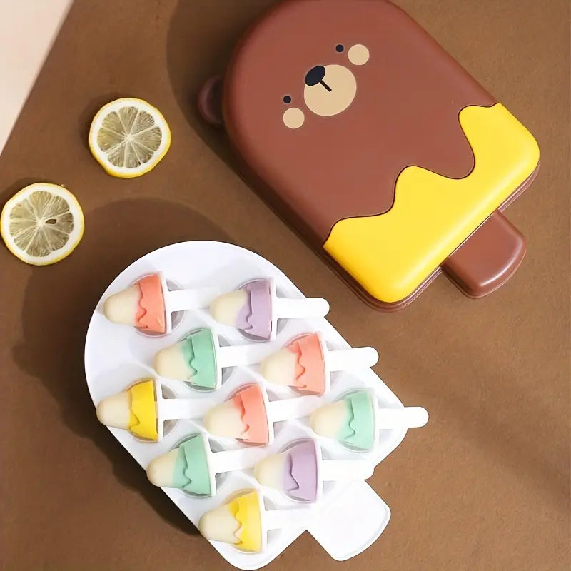 Reusable Cartoon Popsicle Ice Lolly Mold