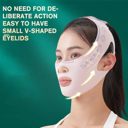 2025 New Face Bandage Breathable V Face Band Cheek Lift Up Anti Wrinkle Face Thin Mask Reduce Double Chin V-Line Shaping Bandage Creek
