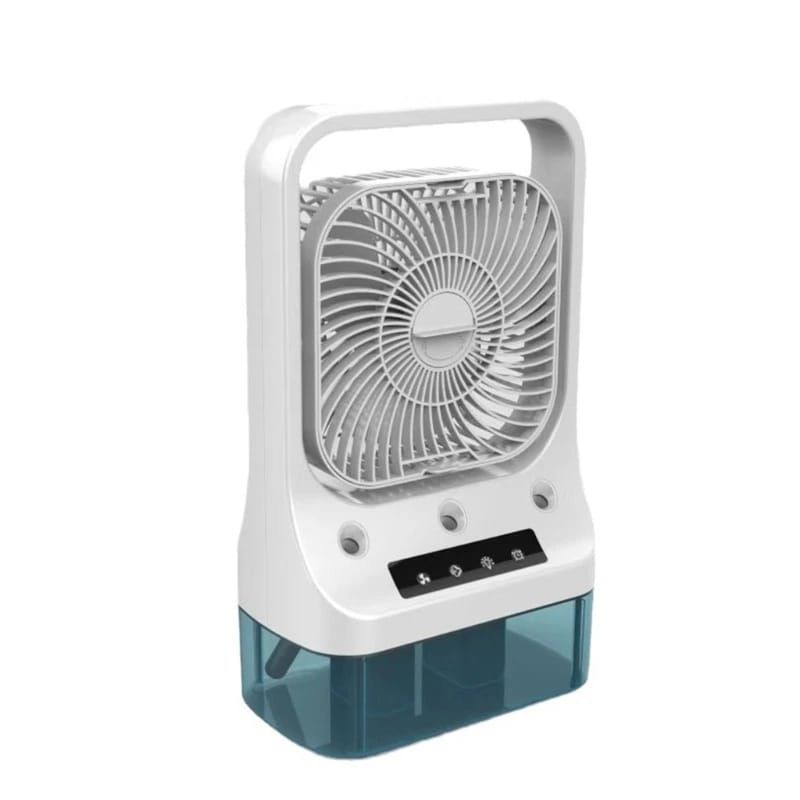 Mini Household USB Rechargeable Breeze Cooler Fan Head Adjustable With Water Spray Air Cooling