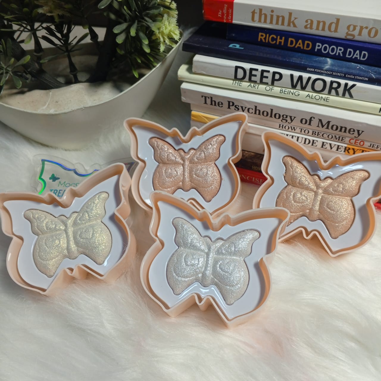 Mocallure Glow Wings Butterfly Highlighter Pack of 4