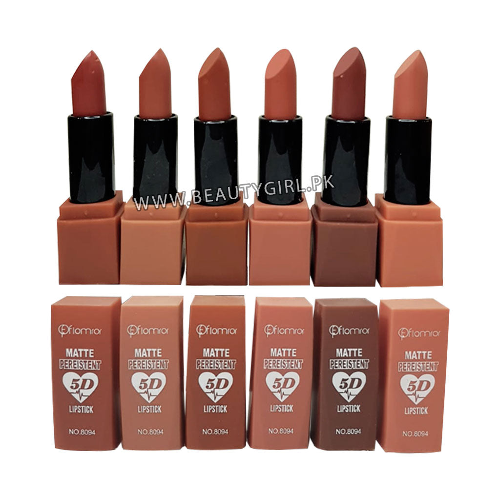 Matte Pereistent 5d Lipsticks Pack of 6