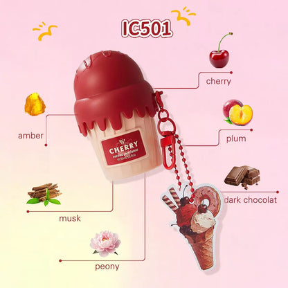 Mini Ice Cream Perfume Keychain for Girls